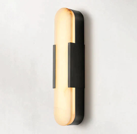 Koltin Melange Elongated Alabaster Wall Sconce