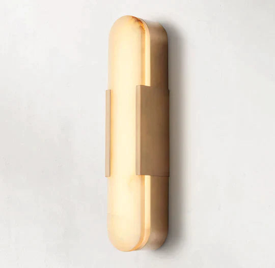 Koltin Melange Elongated Alabaster Wall Sconce