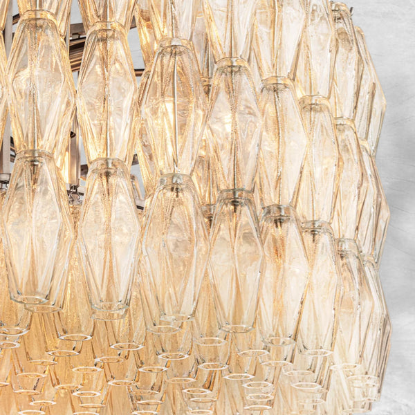 Chiaravalle Clear Glass Round Chandelier 37"47"62"