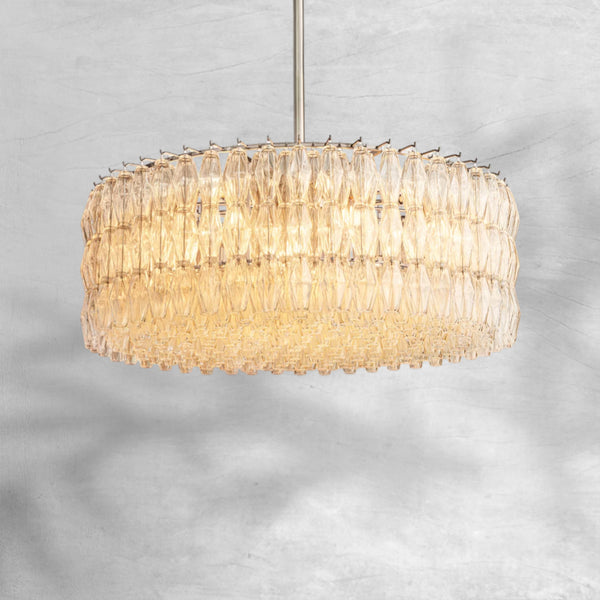 Chiaravalle Clear Glass Round Chandelier 37"47"62"