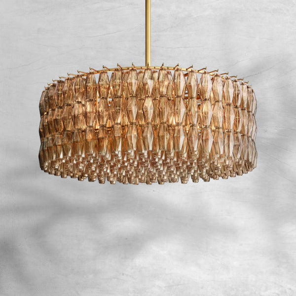 Chiaravalle Glass Round Chandelier 37"47‘’62‘’