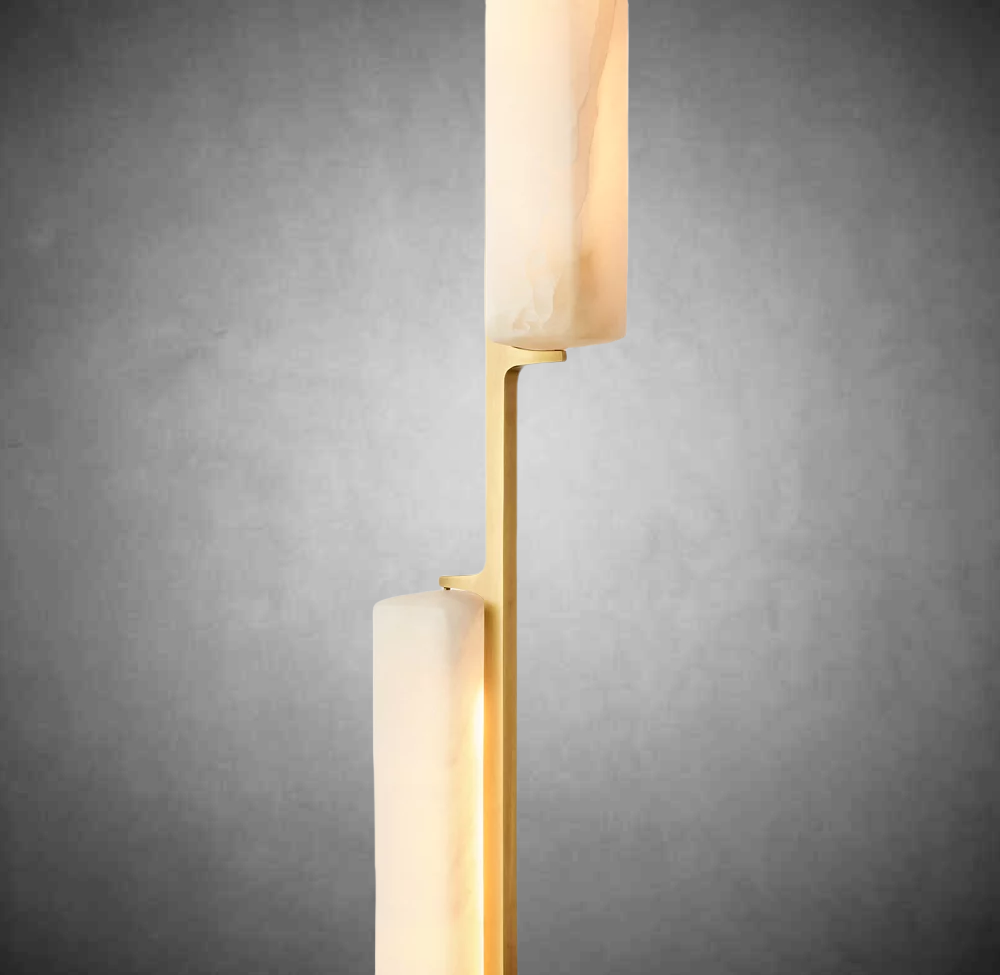 Audubom Alabaster Linear Chandelier