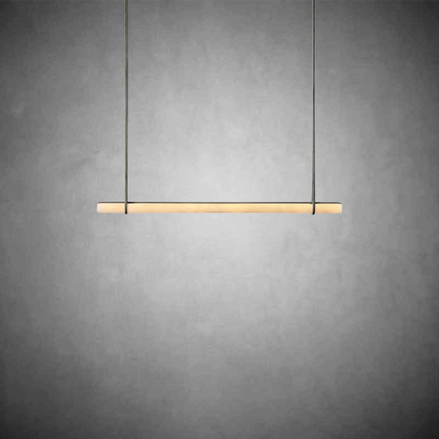Audubom Alabaster Single Bar Linear Chandelier
