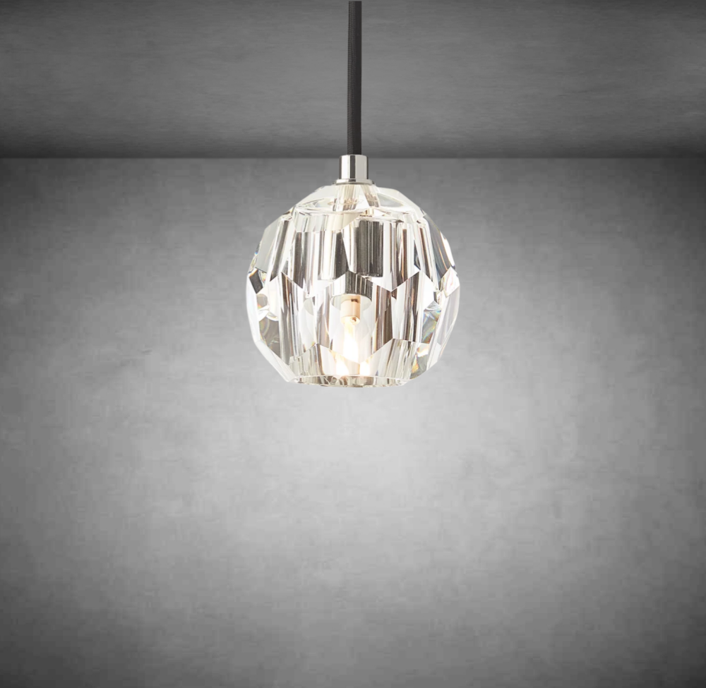 Boulo De Cristal Glass Cord Pendant